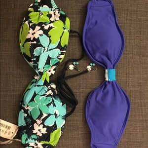 Bandeau bikini tops
